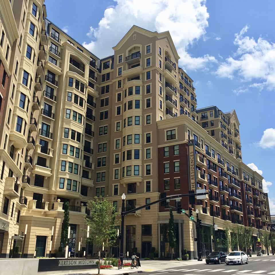AERTSON MIDTOWN, Nashville, TN acoustics by DLAA, D L ADAMS ASSOCIATES, high rise mixed use residential acoustical consulting, USA
