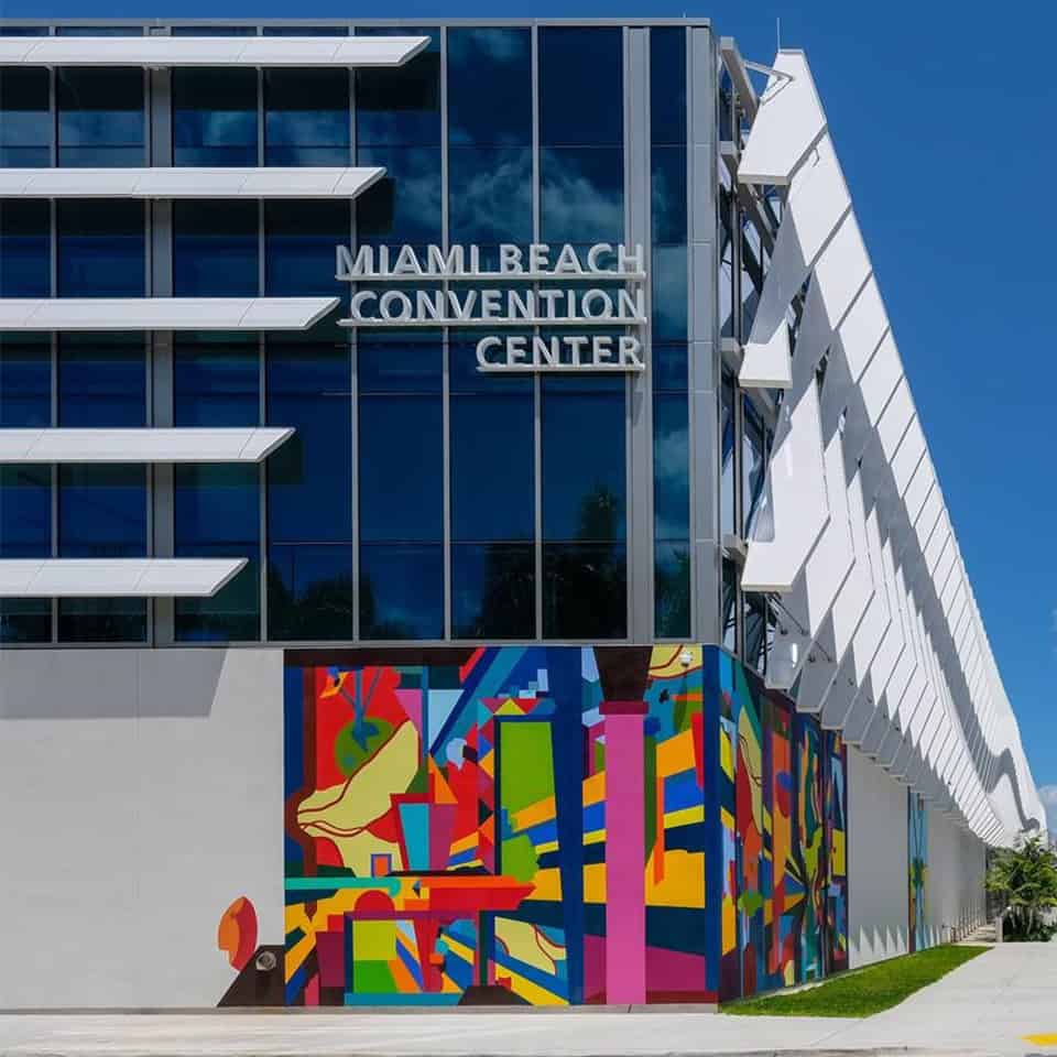 MIAMI BEACH CONVENTION CENTER, West Palm Beach, FL DLAA - D L ADAMS ASSOCIATES acoustical consultant for government and civic agencies, acoustics, noise control, sound masking, noise cancelation, and isolation
